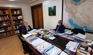 حضور دکتر سالاری در سازمان برنامه‌وبودجه به جهت تأمین اعتبار پروژه‌های حوزه سلامت گیلان