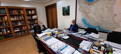 حضور دکتر سالاری در سازمان برنامه‌وبودجه به جهت تأمین اعتبار پروژه‌های حوزه سلامت گیلان