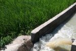 آبگذاری کانالهای آبیاری کشاورزی کاهش می یابد