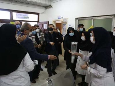 تجلیل رئیس دانشگاه علوم پزشکی گیلان از بانوان مرکز آموزشی و درمانی الزهرا (س) رشت