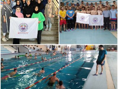 برگزاری تست ورودی نجات غریق در استخر نیروی دریایی ملوان رشت