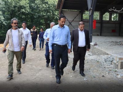 بازدید میدانی شهردار رشت از پروژه‌های در حال اجرا شرکت کود آلی گیلان