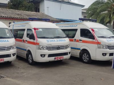 اهدای سه آمبولانس به مناطق کمبرخوردار گیلان توسط بنیاد مستضعفان