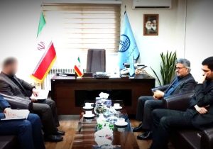 نشست مشترک رئیس دانشگاه علوم پزشکی گیلان با رئیس مجتمع پرتودهی گیلان