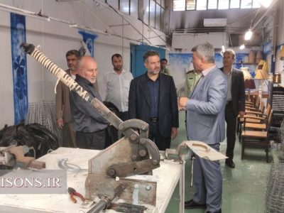 بازدید معاون توسعه مدیریت و منابع سازمان زندان های کشور از زندان های گیلان