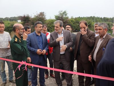 افتتاح بزرگترین سردهنه بتنی مسلح گیلان