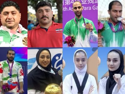 ا۲طلا،۳ نقره و ۳ برنز حاصل تلاش گیلانیها دربازیهای پاراآسیایی چین