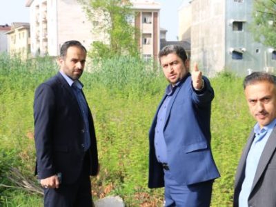 عملیات احداث پارک به متراژ ۷هزارمتر مربع در محدوده شهرک آزادگان آغاز شد