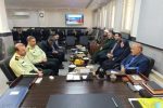 مجموعه فرمانداری سیاهکل با پرسنل خدوم انتظامی تعامل دوسویه دارند