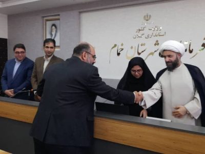 تقدیر از رضا نظرنژاد به عنوان مدیر نمونه در فرمانداری خمام