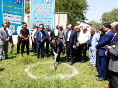 کلنگ زنی و آغاز عملیات اجرایی پست۶۳/۲۰ کیلوولت ناصر کیاده و خط دو مداره ۶۳ کیلوولت