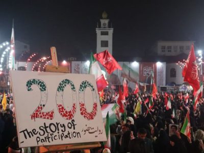 آرایش نظامی اصحاب رسانه در  قرارگاه رسانه سردار شهید نائینی رشت