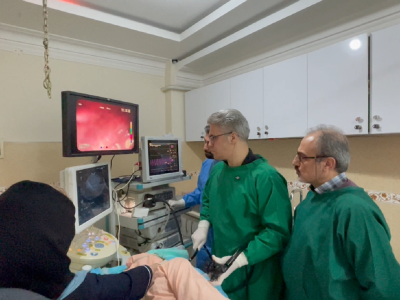 درمان انسداد صفراوی بیمار ۷۳ ساله بدون عمل جراحی در گیلان