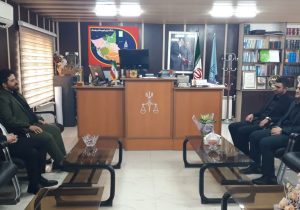 دیدار شهردار رودبار با دادستان شهرستان به مناسبت هفته قوه قضائیه