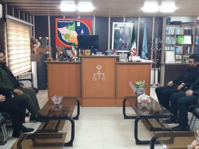 دیدار شهردار رودبار با دادستان شهرستان به مناسبت هفته قوه قضائیه