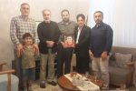 دیدار خدام موکب پزشکی شهیده نبوینیا با خانواده شهید لطیفی